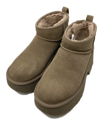 UGG/ Classic Ultra Mini New Heights Beige Size: 24cm | eBay