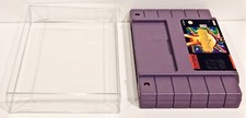 Display Protectors For Nintendo SNES CARTRIDGE Video Games Carts Clear Cases