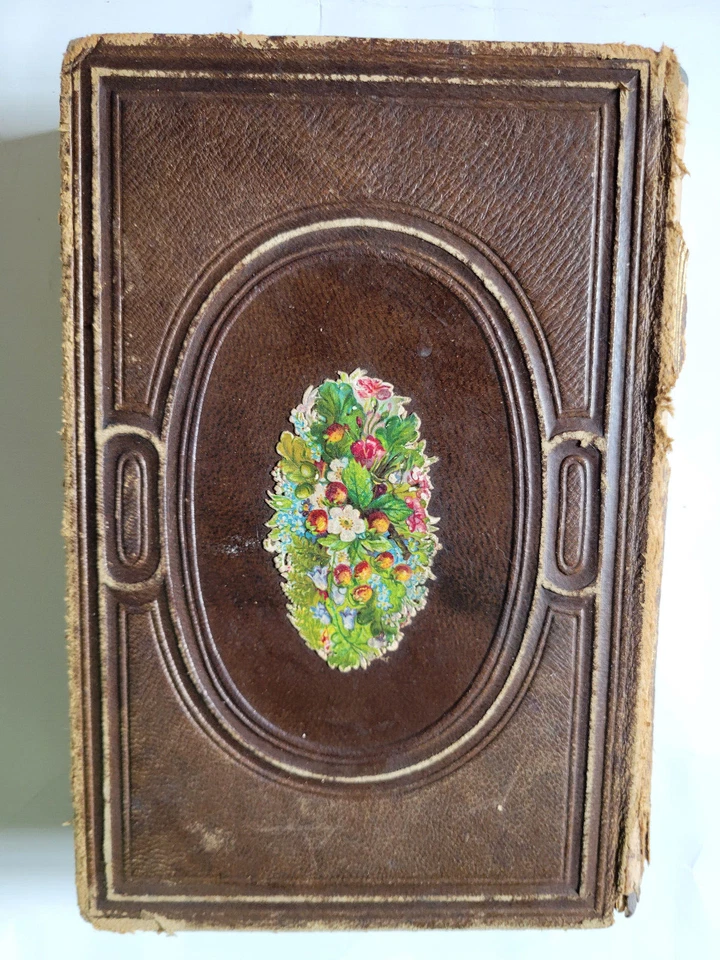 Rare Antique Hardcover Book The Moss Rose 1850 See Pics and Description - Image 2 of 4