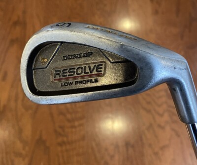 Dunlop Resolve Low Profile 6-Iron  RH High Performance Stainless Steel Shaft 37''