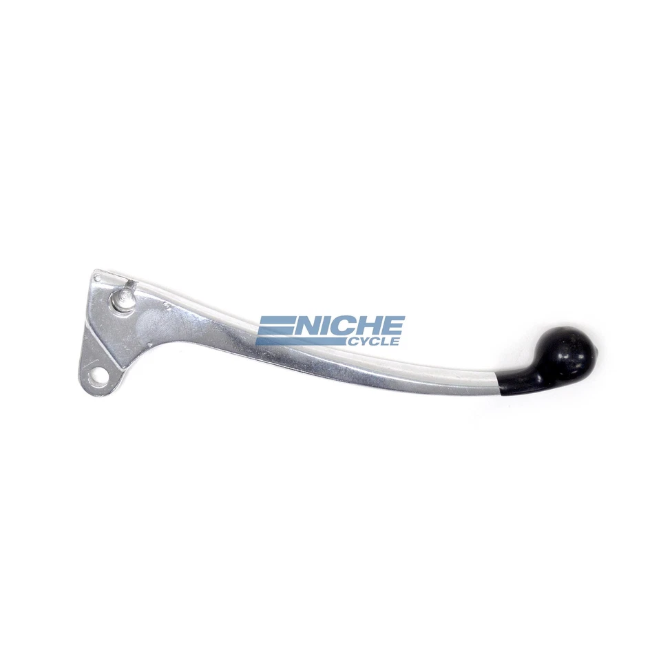 Honda CR250M Elsinore 73-76 Polished Black PVC Tip Clutch Lever - Image 2 of 2
