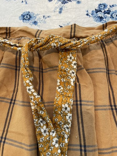 Matilda Jane Just Imagine Freya Girls Plaid Tie Waist Skirt 14 - Picture 6 of 10