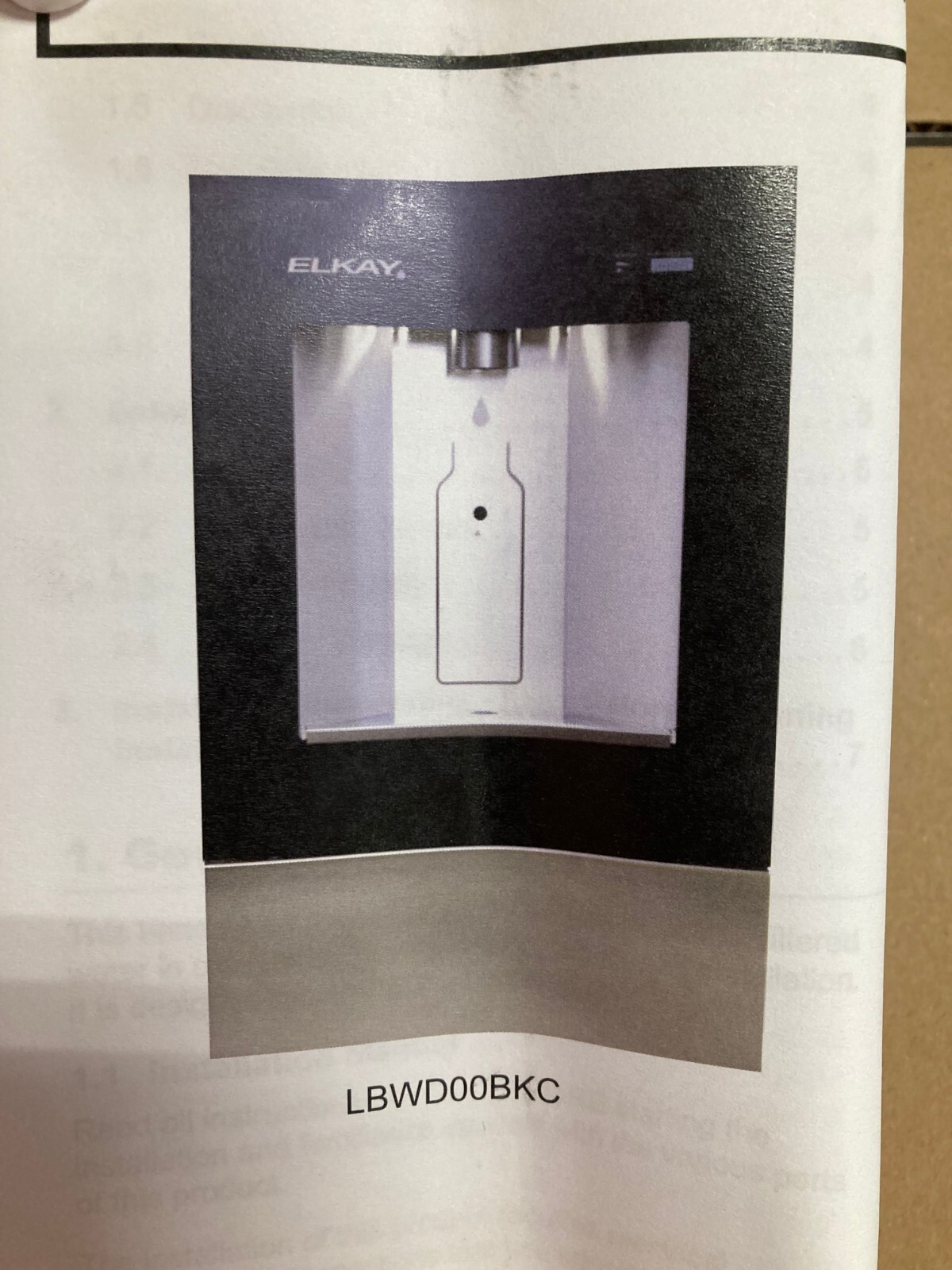 ELKAY Water Dispenser, Built-in Filter ERF750, ezH20, Non-refrigerated White