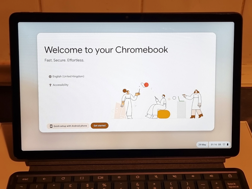 Lenovo IdeaPad Duet 3 Chromebook Tablet/Laptop: 11" + 128GB Storage + 4GB RAM - Picture 4 of 4