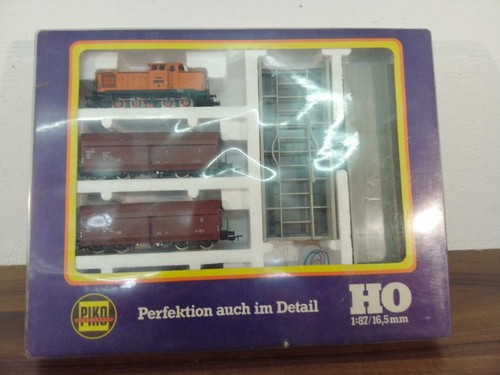  Piko 5/0757 - 4-teil. Erztransport mit Rampe    DR   top    H0       OVP | Zustand: Gebraucht