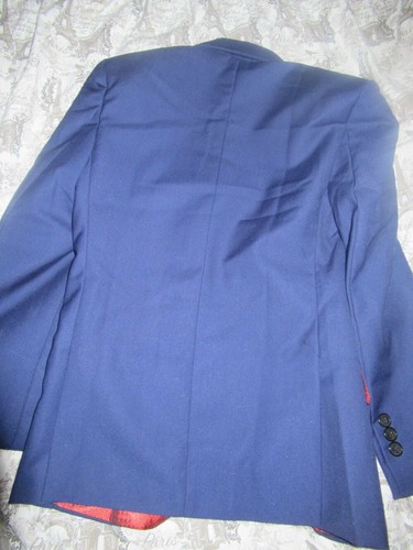 nwt Yuan-Lu navy suit jacket boy 8 free ship USA - Picture 3 of 3