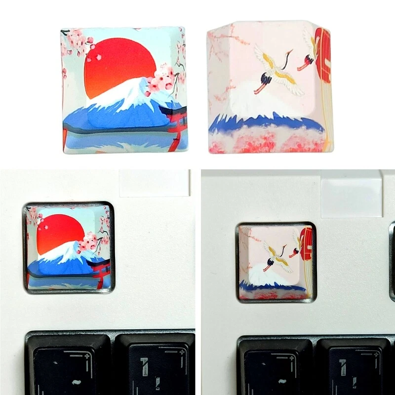 1 Pack PBT Keycap Mount / Crane Cherry R4 for Creative Dip Dye Mechanical Keycap - Image 4 of 4