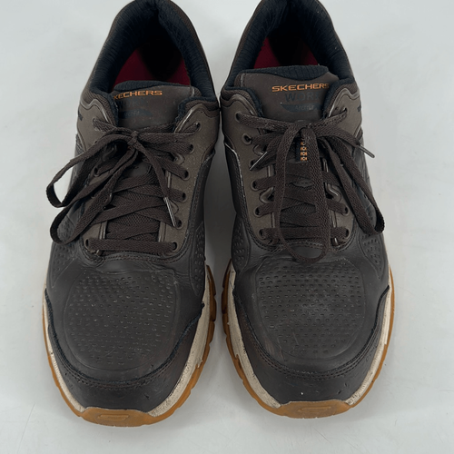 Skechers Men's Arch Fit Escape Plan Sneaker Shoes Brown Size 12 Trail Hiking - Afbeelding 3 van 10