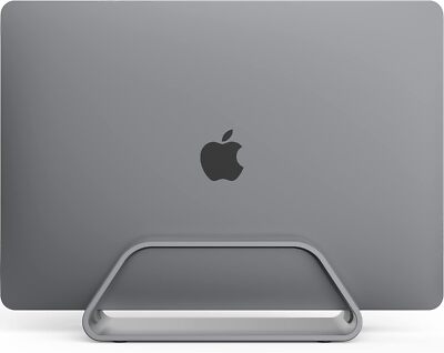 HumanCentric Vertical Laptop Stand for MacBook, Compatible with Space Gray 