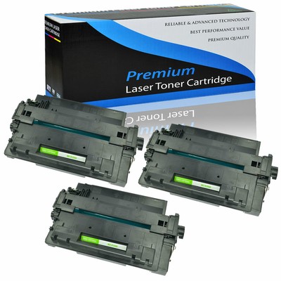 3X CE255A Toner Cartridge for HP LaserJet P3015d P3015dn P3015n P3016 MFP M525dn | eBay