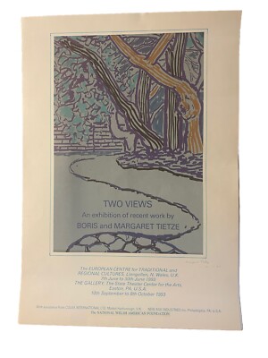 TWO VIEWS An exhibition of recent work by BORIS and MARGARET TIETZE 1993 Signed 