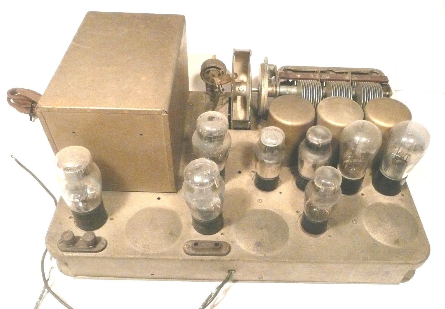 vintage MELROSE W1P9800 RADIO part Untested NEUTRODYNE 41 CHASSIS 8