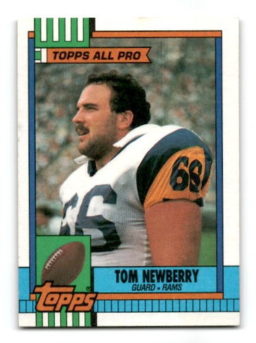 Tom Newberry [Disclaimer Back] #70 1990 Topps card