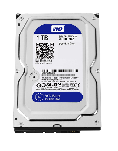 WD WD10EZRZ Blue 1 TB 3.5-Inch Hard Disk Drive, WD10EZRZ - Afbeelding 3 van 4