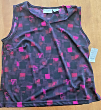 Worthington Matte Jersey Dressy Tank Top Large Petite New With Tags