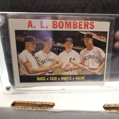1964 Topps #331 Mantle/Kaline/Maris/Cash AL Bombers 