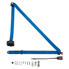 Anteriore Automatico Sedile Cintura per Renault R4 Estate 1978 Forma Blu