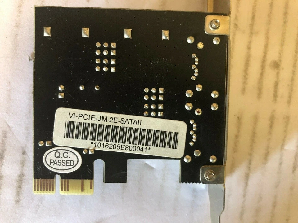 *RoHS SATA2 PCIe Card VI-PCIE-JM-2E-SATA2 - Image 3 of 3