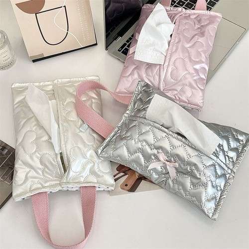 Multipurpose Tissue Bag Portable Storage Bag Car Napkin Paper Case Home