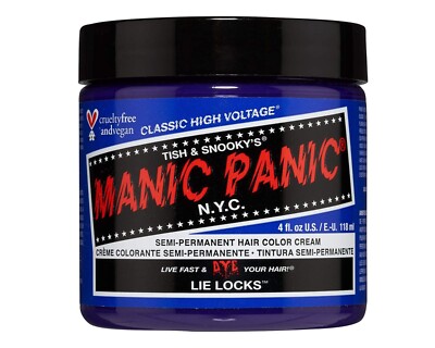 Manic Panic High Voltage Classic Semi-Permanent Hair Dye LIE LOCKS 4oz