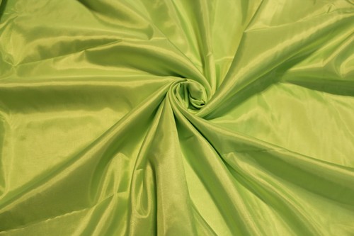 Sewing Fabric silky slinky satin 1/2 yd Day-glo bright flourescent green yellow - Picture 2 of 7