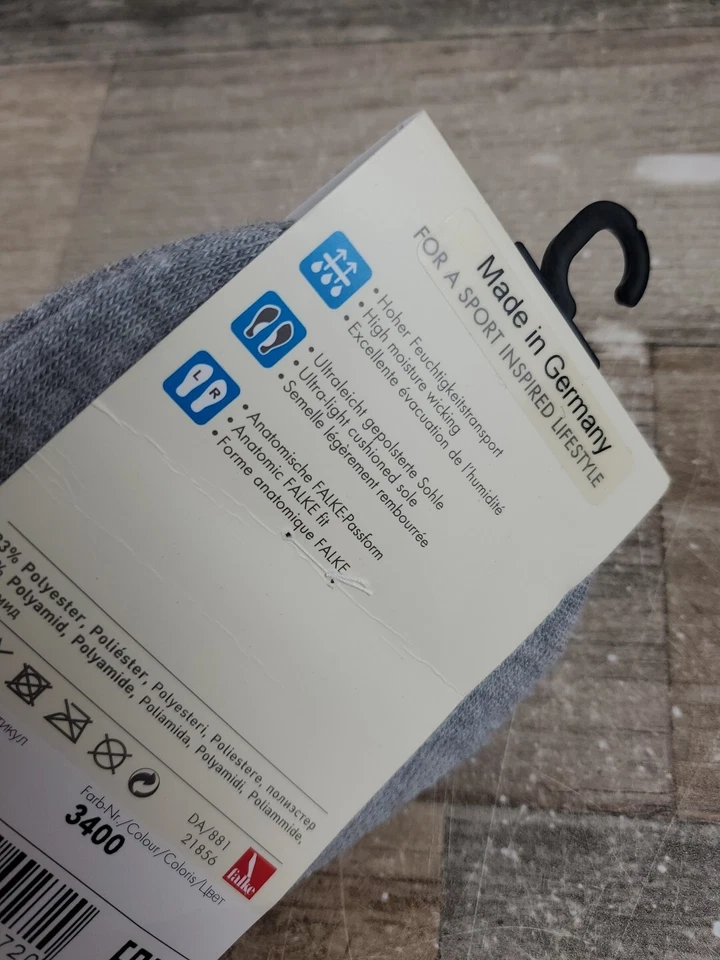 Calcetines Falke Cool Kick No Show Talla 6.5 - 7.5 (37-38) NUEVOS NUEVOS CON ETIQUETAS Foto 4 de 4