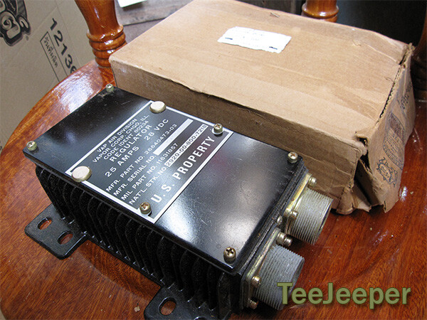 NOS Regulator Voltage 25 Amp Jeep M151 A1 11631857 | eBay