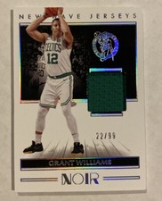 2019-20 Panini Noir New Wave Jerseys /99 Grant Williams Rookie Card