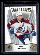 2021-22 SP Authentic True Leaders Gabriel Landeskog #TL-4 Colorado Avalanche