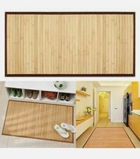 Bamboo Floor Mat 200 x 70cm Extra Large Indoor Floor rug Antislip runner