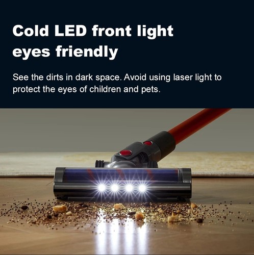 Cordless Handheld Vacuum Cleaner 27000PA Auto Speed Control for Carpet Clean New - Picture 5 of 22