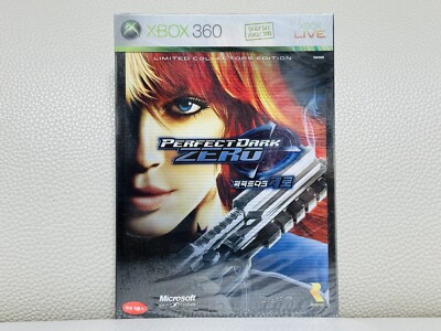 Korean SEALED Perfect Dark Zero Limited Collectors Edition Xbox 360 Korean Ver.