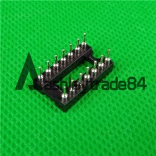 2PCs NEW DIP IC Sockets Adaptor Round hole 14pin Pitch 2.54mm