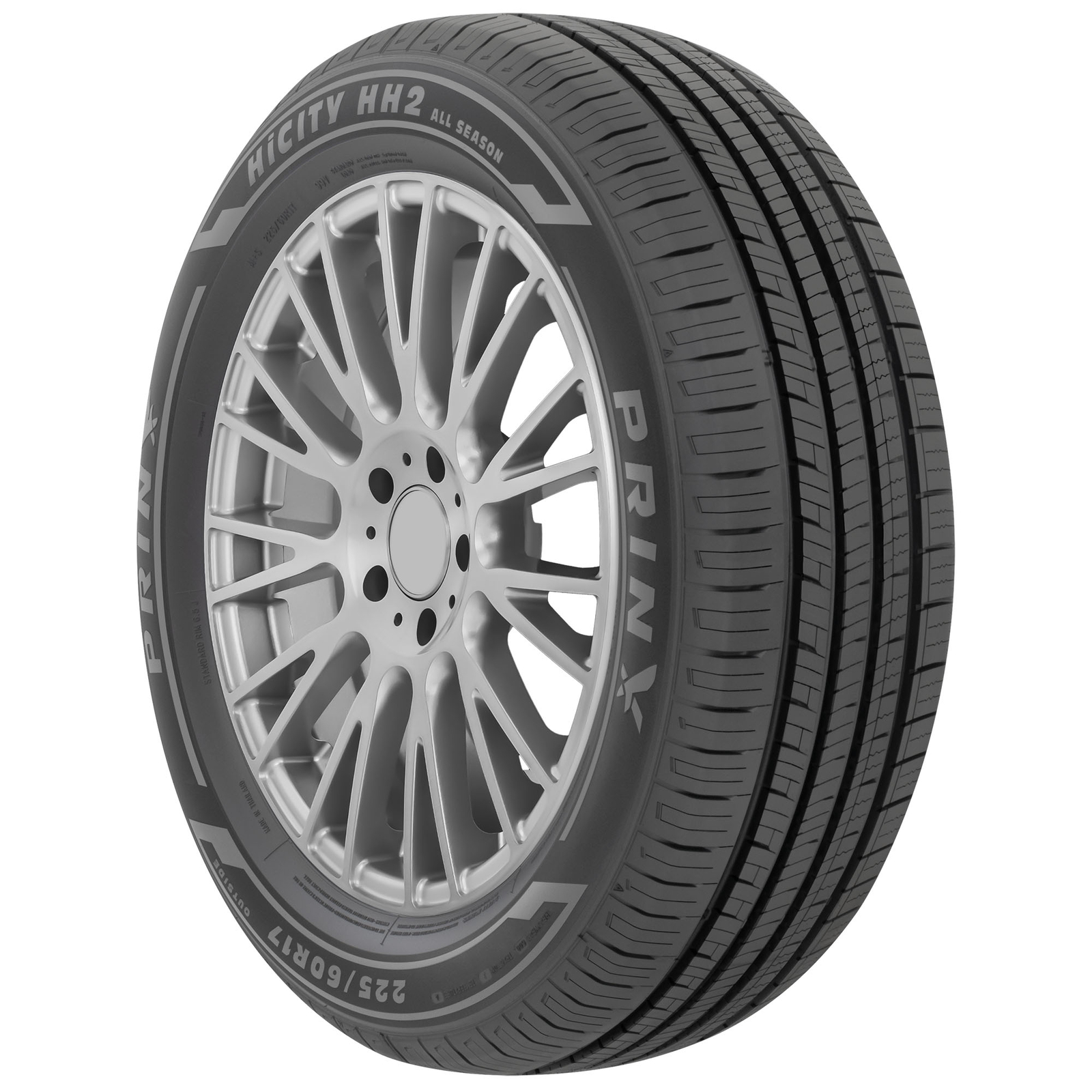 Prinx HiCITY HH2 All-Season Tires Set of 4, 215/55R17 94V, Fits