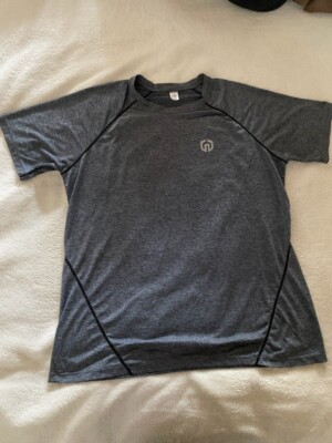 Neleus Athletic T Shirt Mens XXL Extra Large Gray Heathered