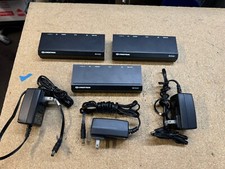 3 x CRESTRON AM-100 AirMedia Presentation Controller w/ Power Adapter LOT 3