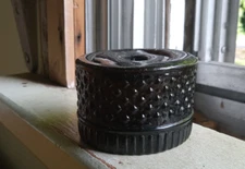 1820s RARE MT.VERNON OR KENSINGTON GII-15 OLIVE AMBER OPEN PONTIL 3 MOLD INKWELL