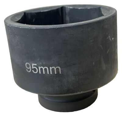 1'' Drive 95mm Jumbo Shallow Impact Socket Cr-MO 6point For Heavy Machinery