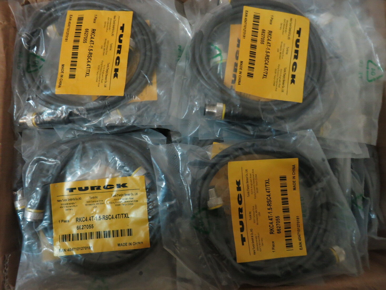 1pcs new TURCK RKC4.4T-1.5-RSC4.4T/TXL 6627055