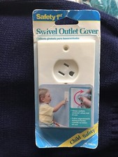 Safety 1st Swivel Outlet Cover 10401N Safety First Cover Child Proof Lock White