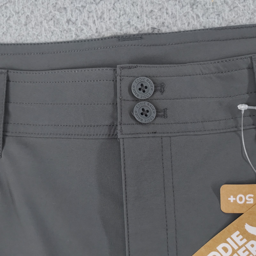 Eddie Bauer Pant Women 14 Gray Sightscape Horizon Convertible RollUp Hiking NEW - Picture 5 of 22