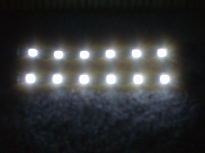 ALFA ROMEO   LAND ROVER  WHITE 12'' 5050 SMD LED STRIPS TOTAL 24 LEDS 5050 SMD
