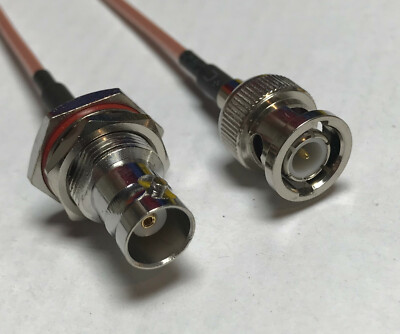 BNC Male to BNC Female Bulk Extension RG316 50ohm Coax Cable PICK LENGTH USA LOT