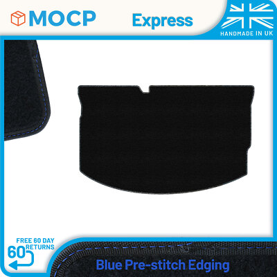 Express with Blue Pre-Stitch Trim Boot Mat to fit DS Automobiles DS 3 2015-2019