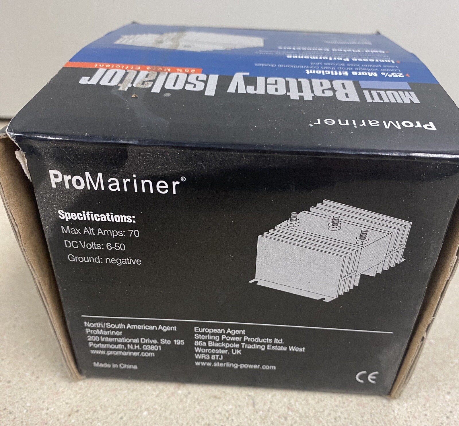 NEW ProMariner Multi-Battery Isolator #01-70-2 70 amps (572)