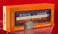 ORIGINAL LIONEL HO 0864-50 STATE OF MAINE BOXCAR IN OB - RIVAROSSI ERA