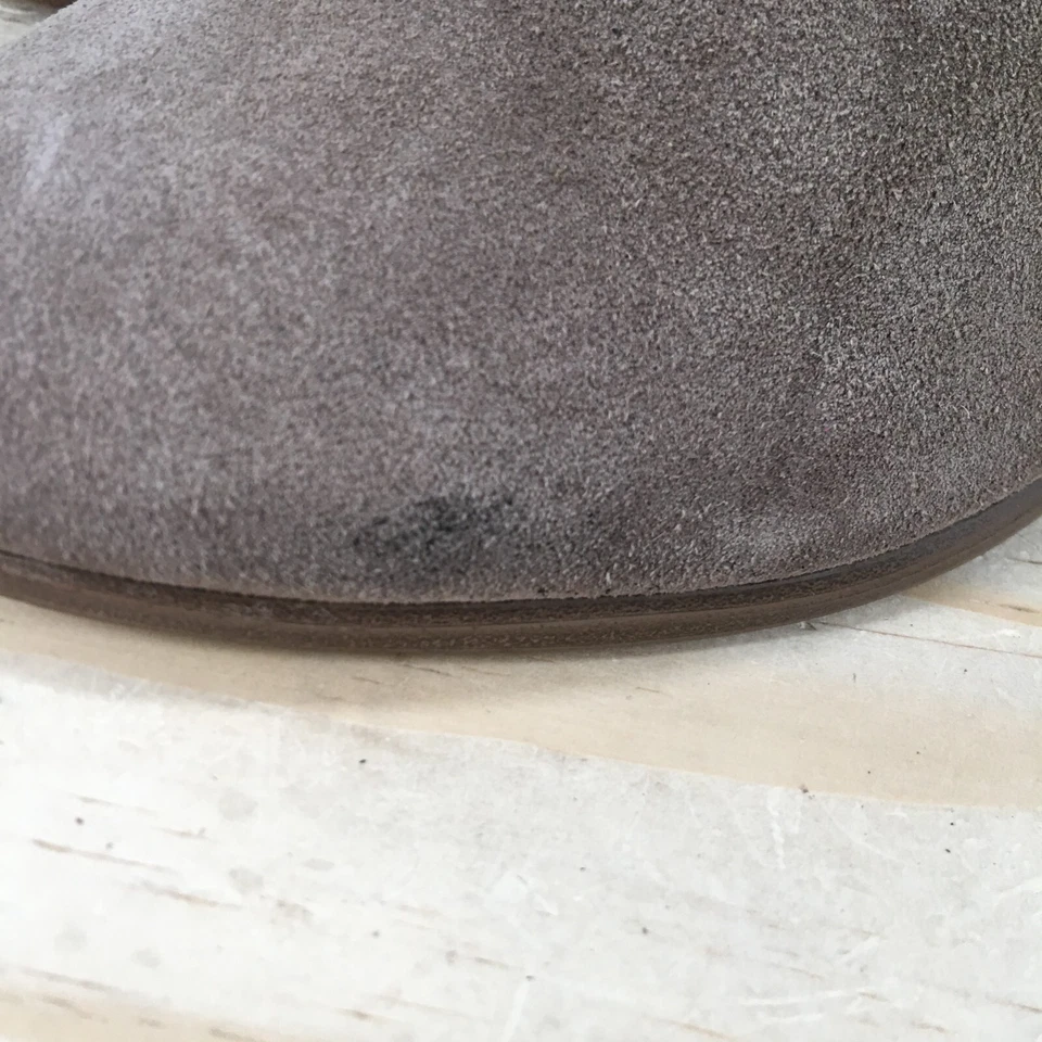 Vince Camuto Botas Mujer 7.5 M Finchie Botín Tobillo Taupe Cremallera Lateral Informal Bloque Foto 3 de 4