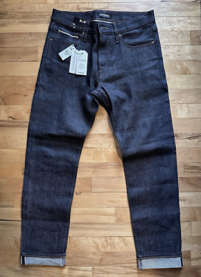 Express Raw Shrink-to-Fit Selvedge Jeans Straight (GAP LVC J.Crew Levi's) 36/32