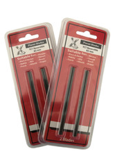 2 x Pairs of DeWalt DT3906 82mm TCT Planer Blades D26500 DCP580 etc