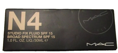 MAC Studio Fix Fluid Foundation Broad Spectrum SPF 15 - N4 30ml / 1oz - Picture 2 of 3